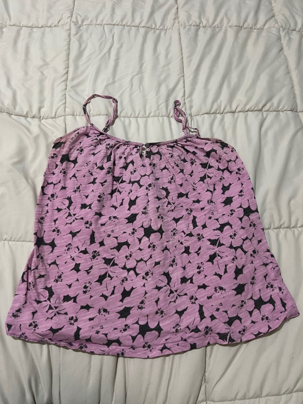 Old Navy Pink Floral Spaghetti Strap Cami
